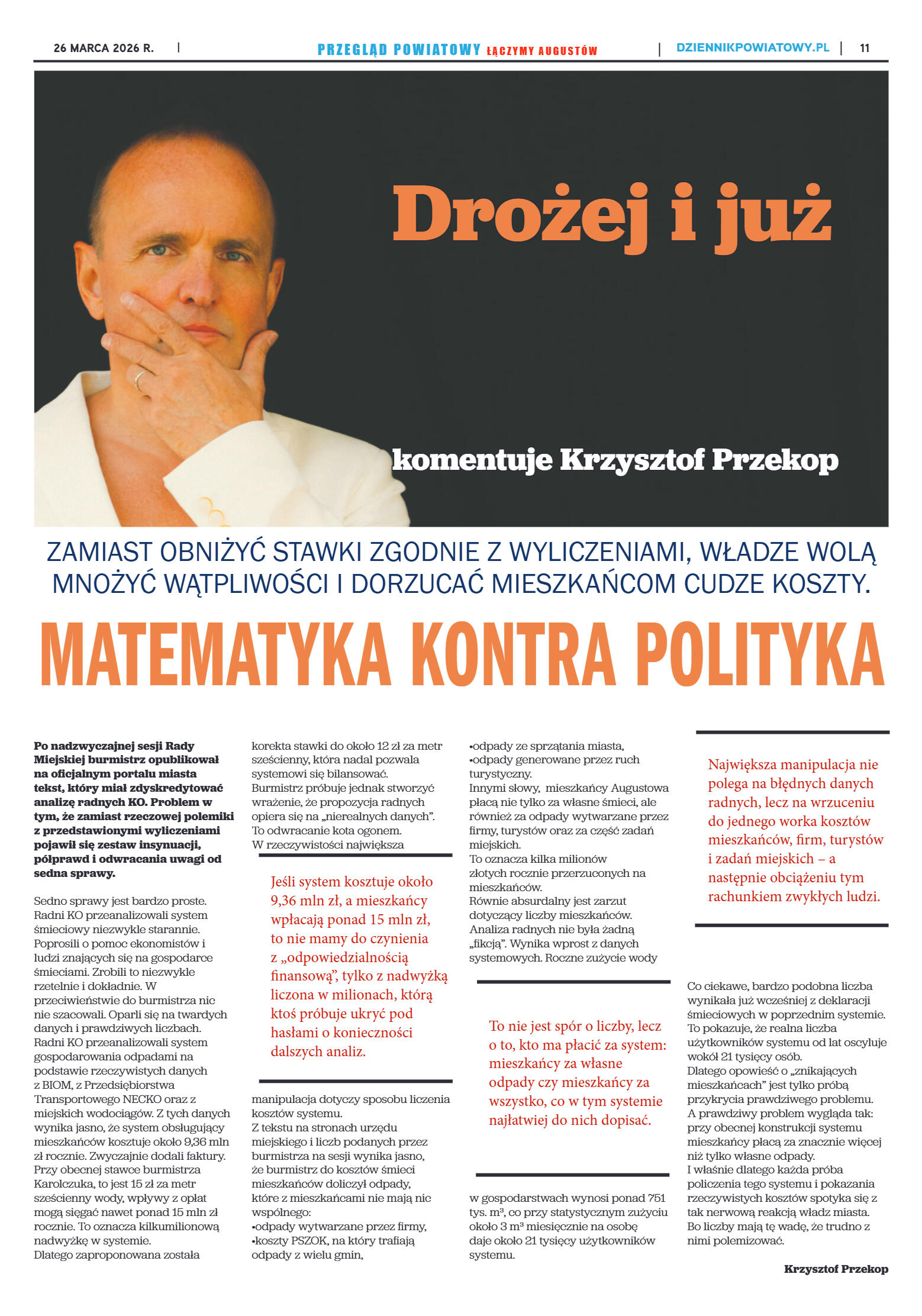 Miesięcznik Przegląd Powiatowy nr 3 z dnia 26 marc - strona 11