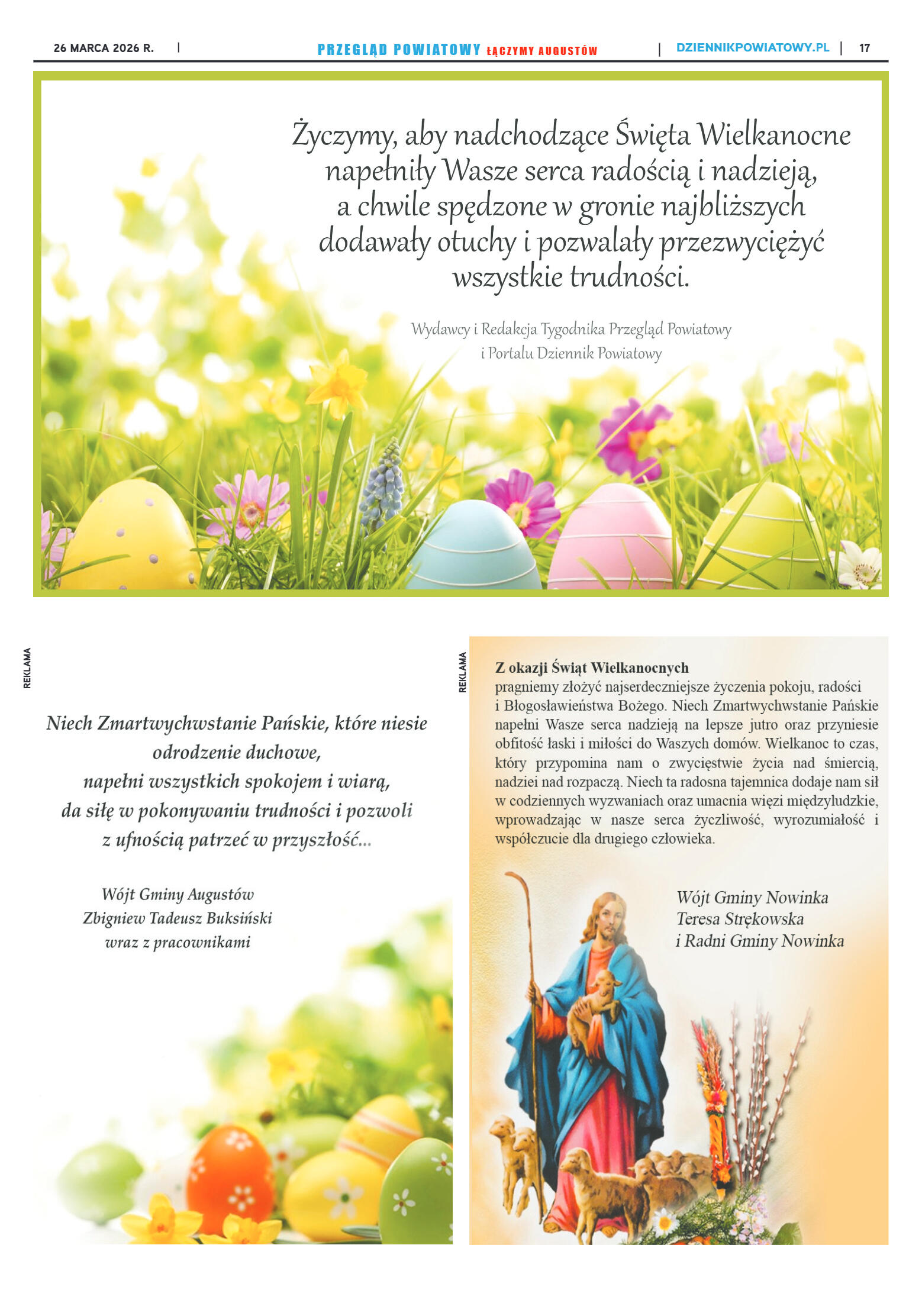 Miesięcznik Przegląd Powiatowy nr 3 z dnia 26 marc - strona 17