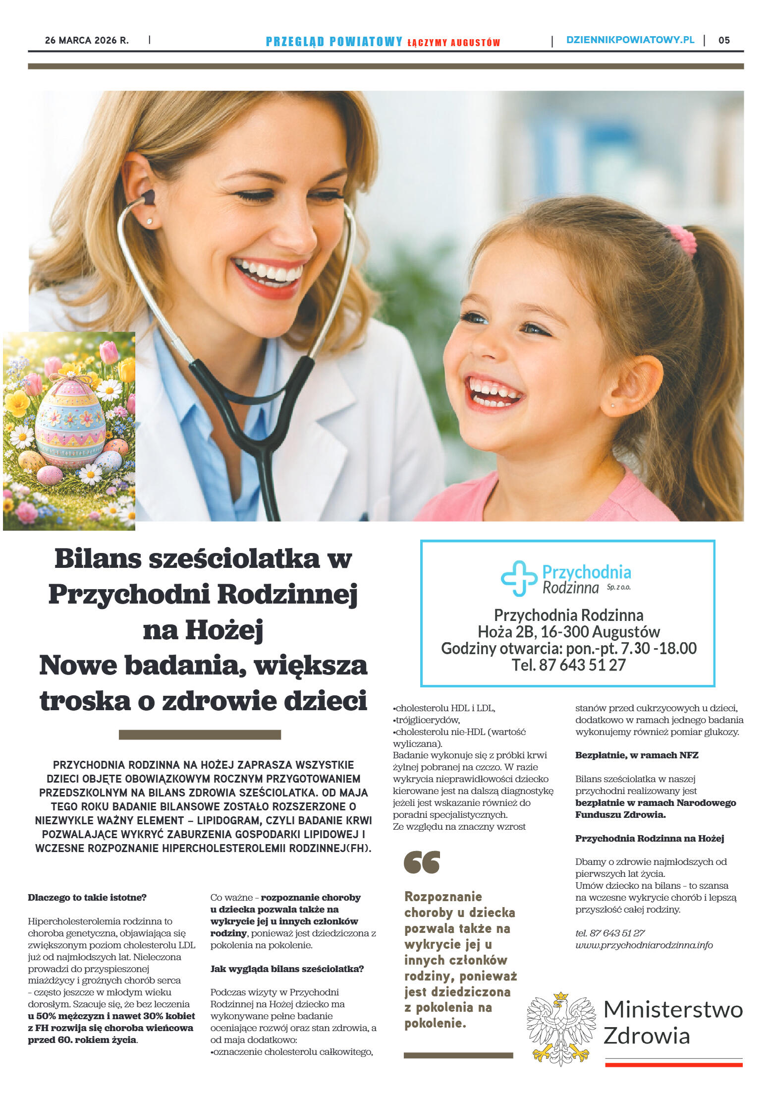 Miesięcznik Przegląd Powiatowy nr 3 z dnia 26 marc - strona 5