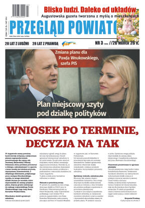 Miesięcznik Przegląd Powiatowy nr 3 z dnia 26 marc - strona 1