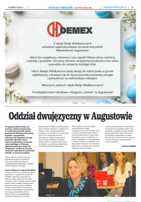 Miesięcznik Przegląd Powiatowy nr 3 z dnia 26 marc - strona 15