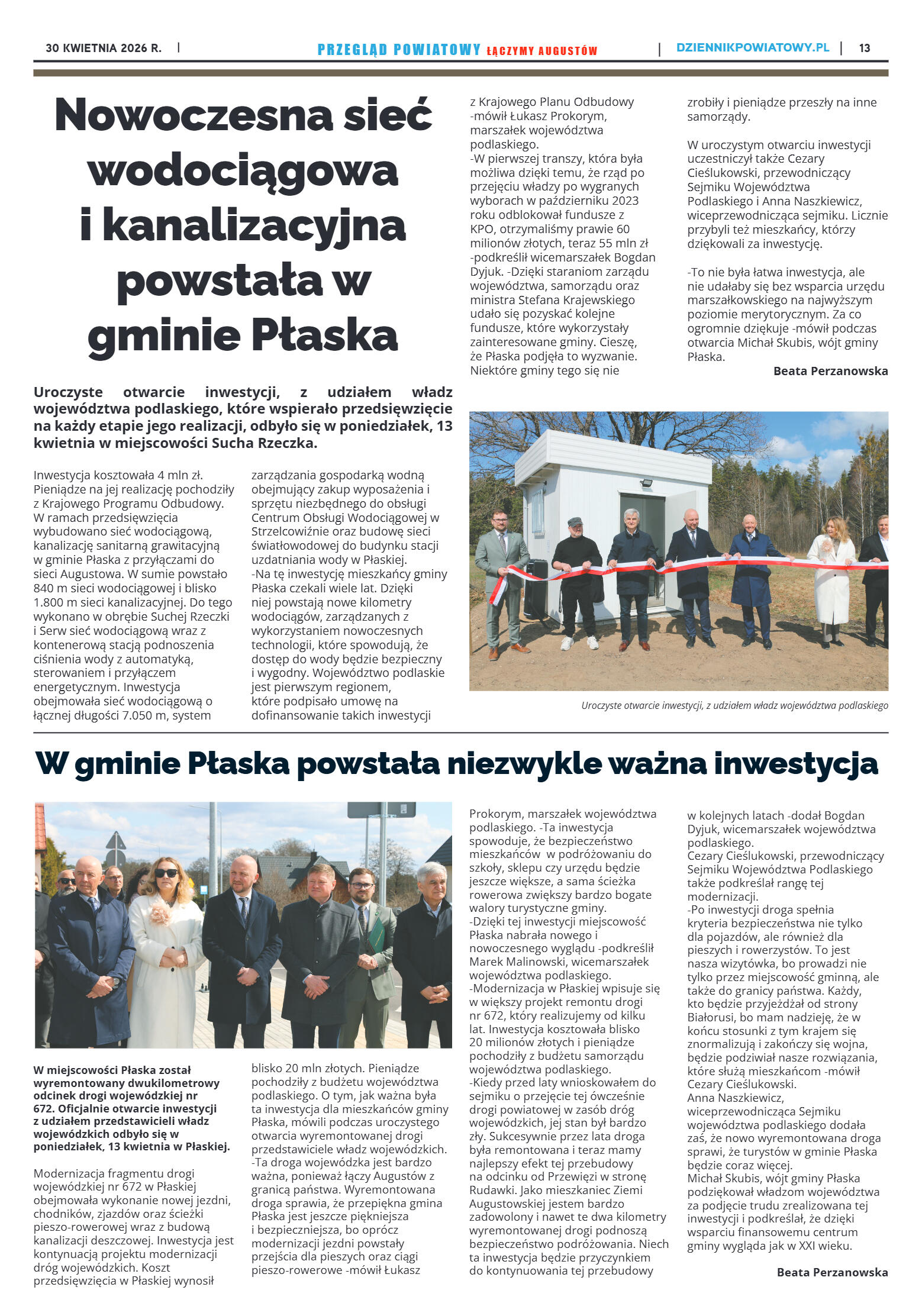 Miesięcznik Przegląd Powiatowy nr 4 z dnia 30 kwie - strona 13