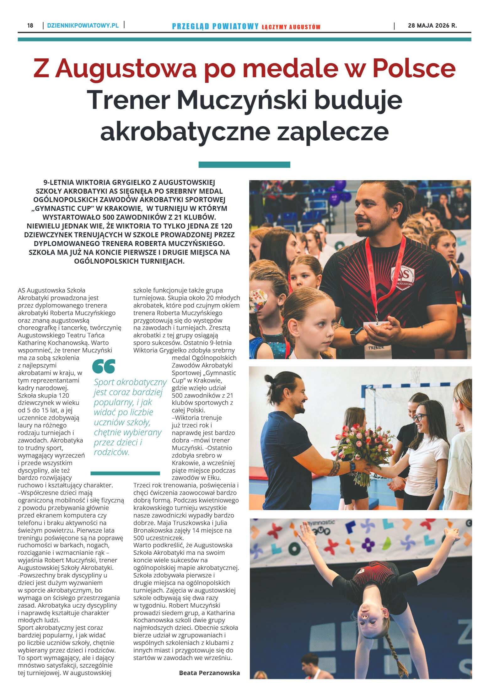 Miesięcznik Przegląd Powiatowy nr 5 z dnia 28 maja - strona 18