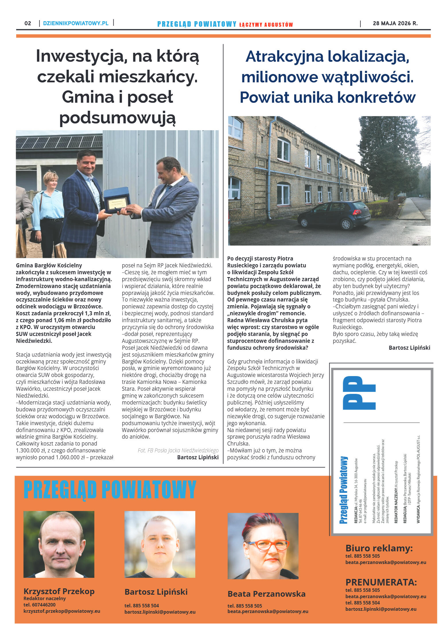 Miesięcznik Przegląd Powiatowy nr 5 z dnia 28 maja - strona 2