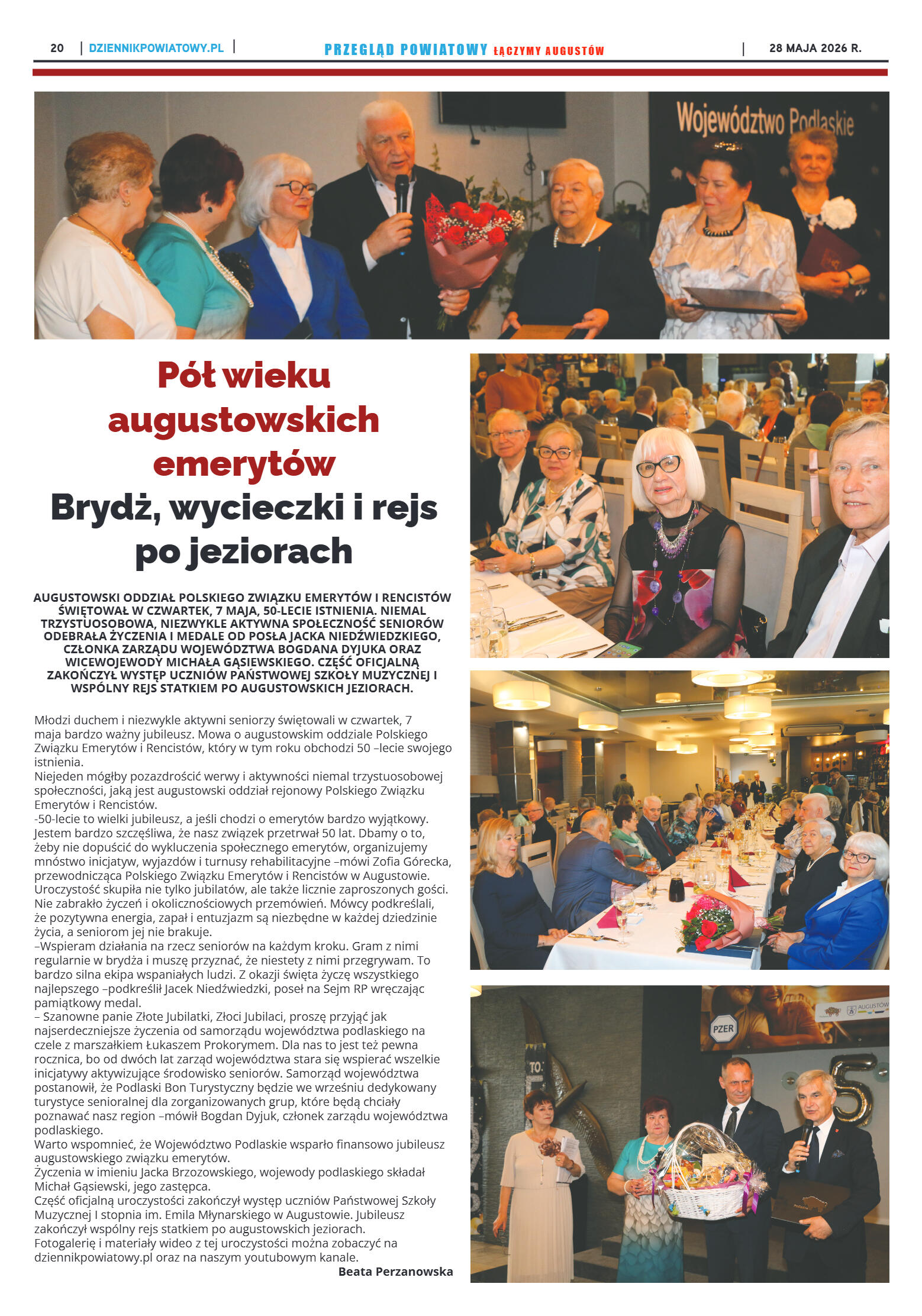 Miesięcznik Przegląd Powiatowy nr 5 z dnia 28 maja - strona 20