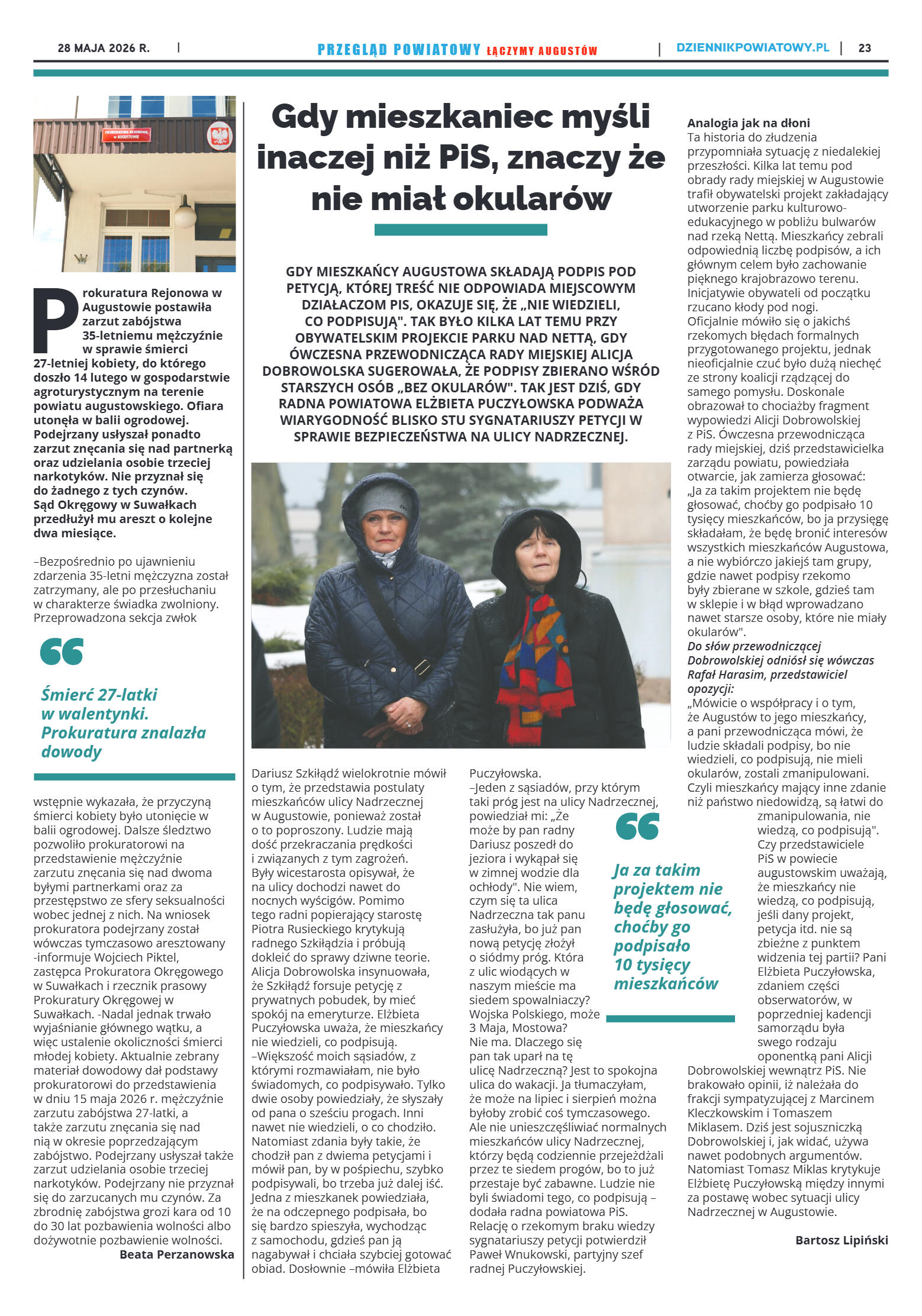 Miesięcznik Przegląd Powiatowy nr 5 z dnia 28 maja - strona 23