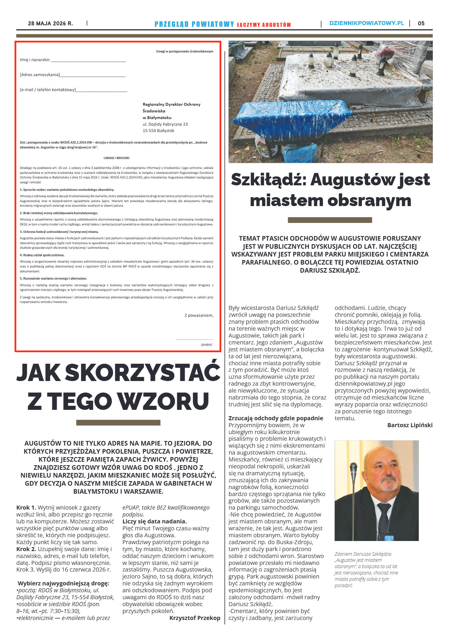 Miesięcznik Przegląd Powiatowy nr 5 z dnia 28 maja - strona 5