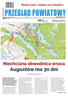 Miesięcznik Przegląd Powiatowy nr 5 z dnia 28 maja - strona 1