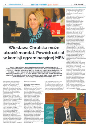 Miesięcznik Przegląd Powiatowy nr 5 z dnia 28 maja - strona 16