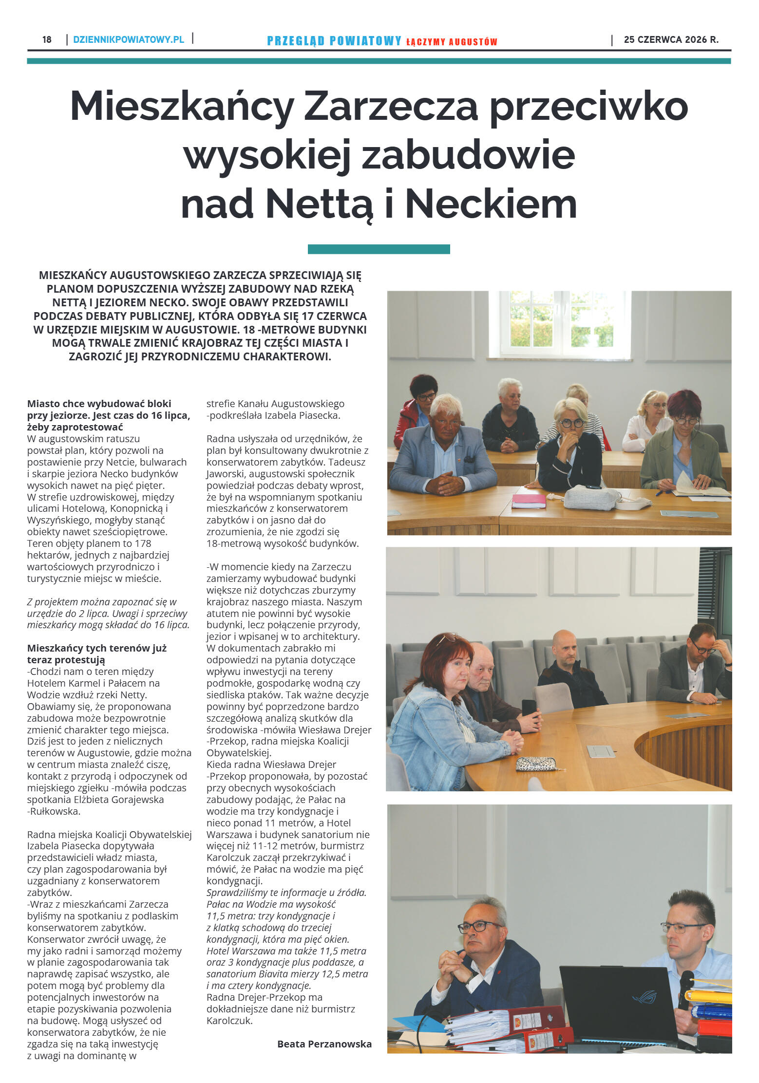 Miesięcznik Przegląd Powiatowy nr 6 z dnia 25 czer - strona 18