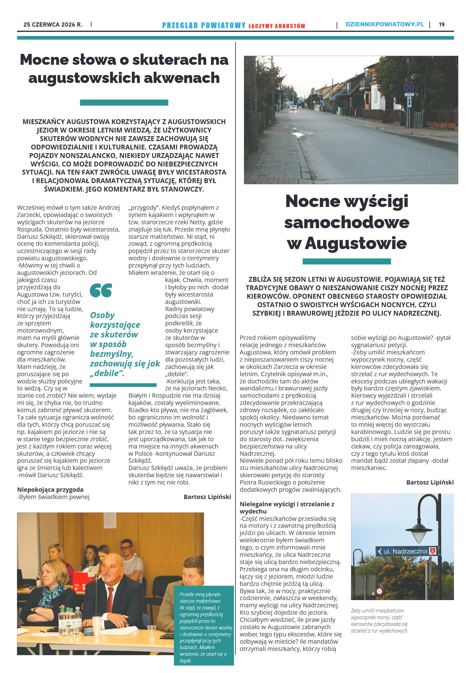 Miesięcznik Przegląd Powiatowy nr 6 z dnia 25 czer - strona 19