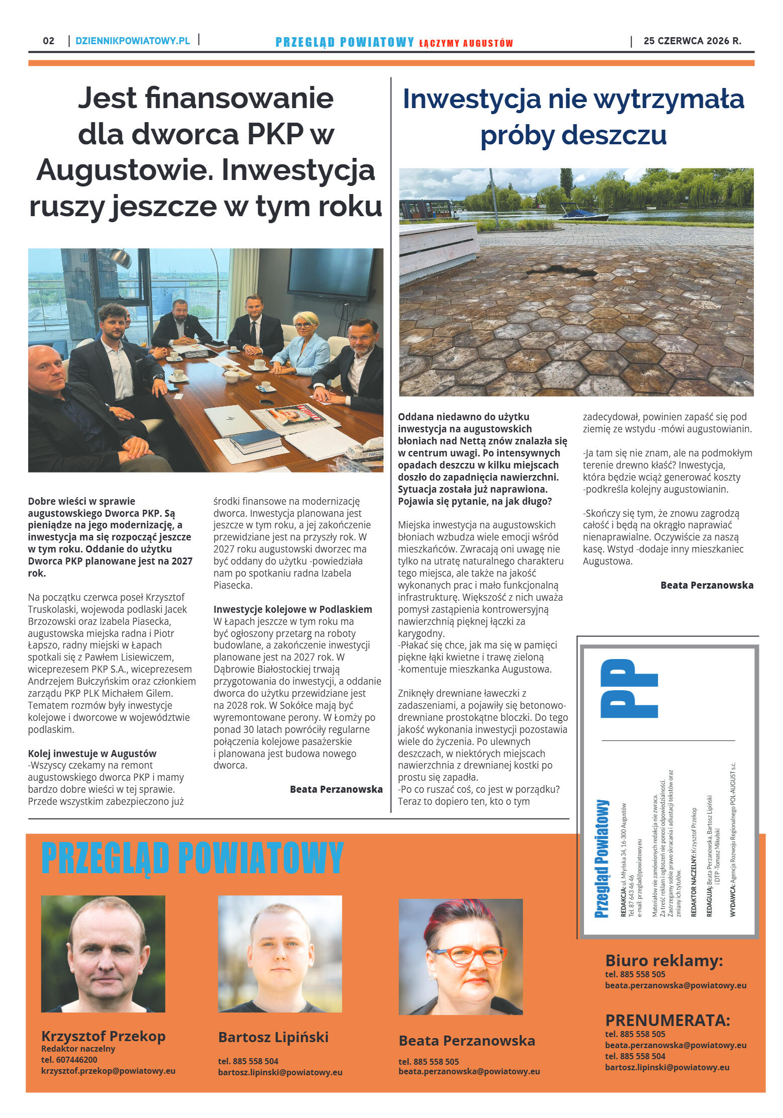 Miesięcznik Przegląd Powiatowy nr 6 z dnia 25 czer - strona 2