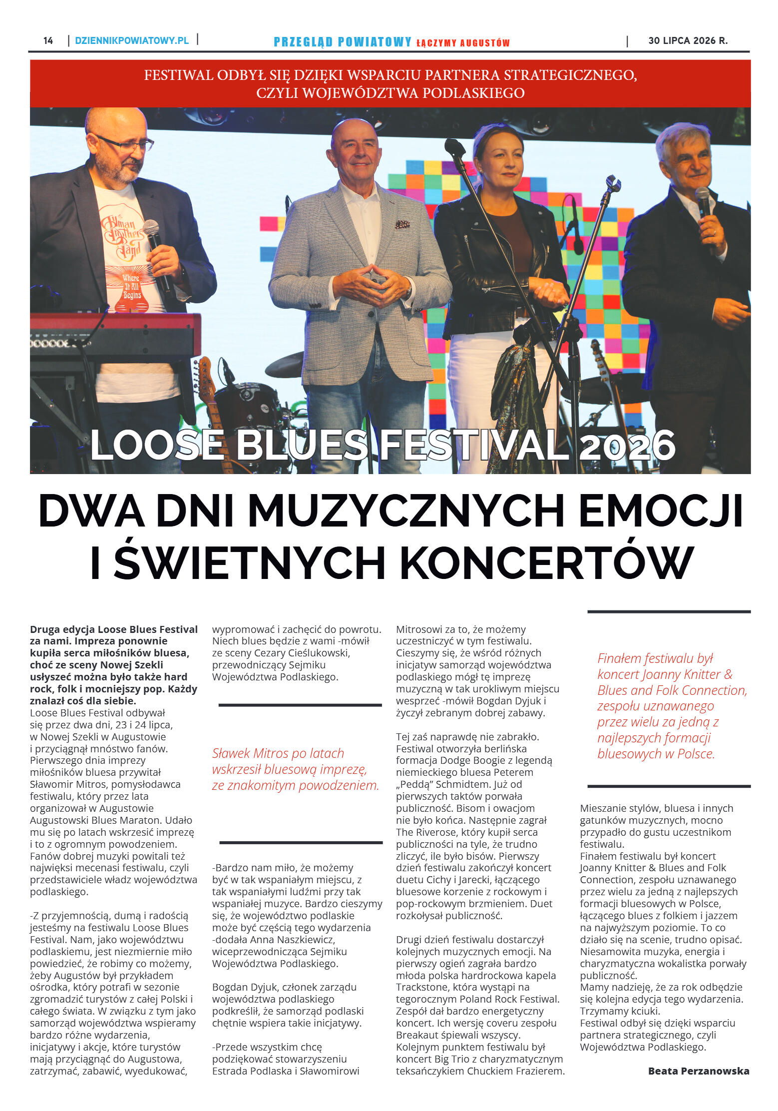 Miesięcznik Przegląd Powiatowy nr 7 z dnia 30 czer - strona 14