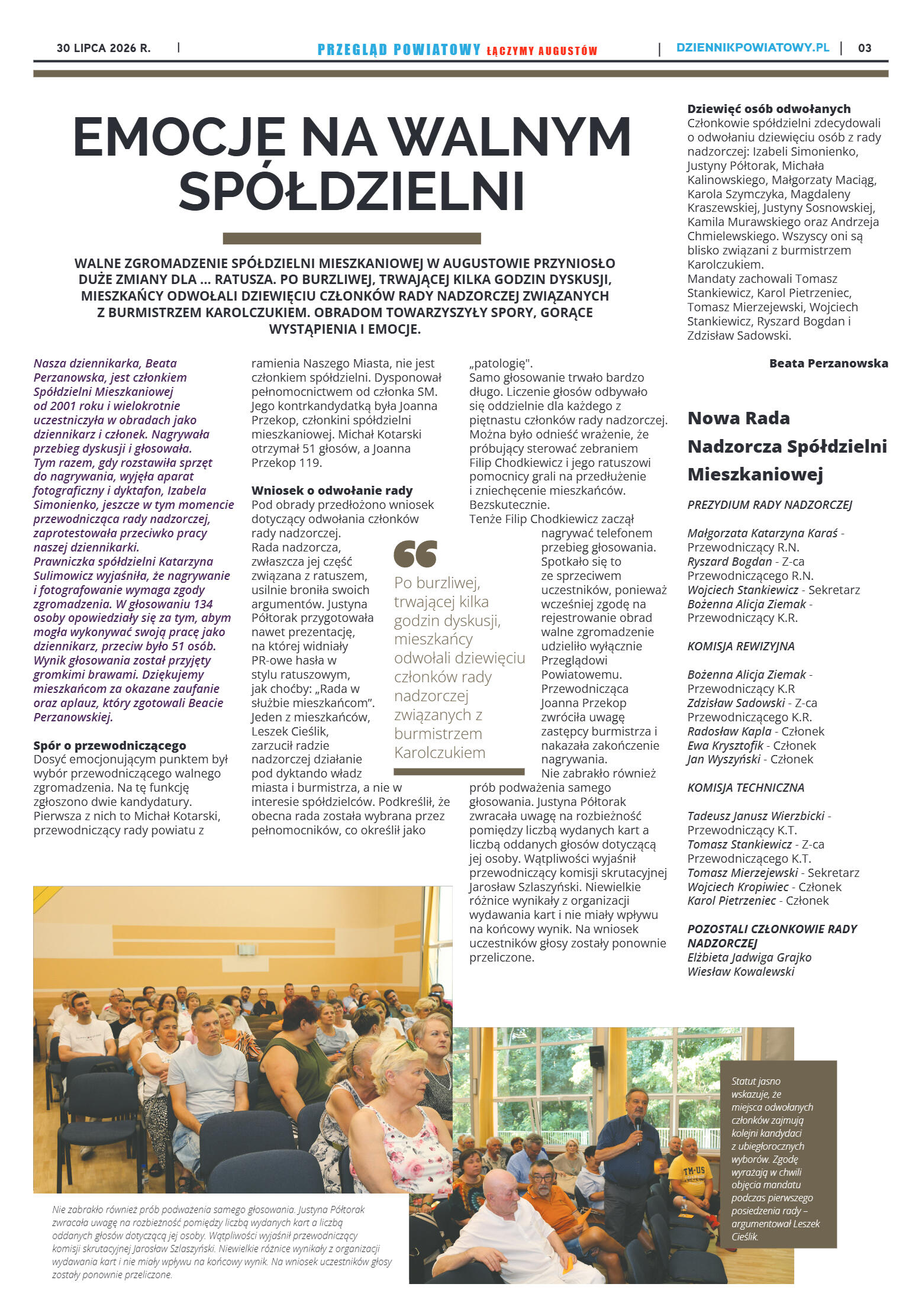Miesięcznik Przegląd Powiatowy nr 7 z dnia 30 czer - strona 3