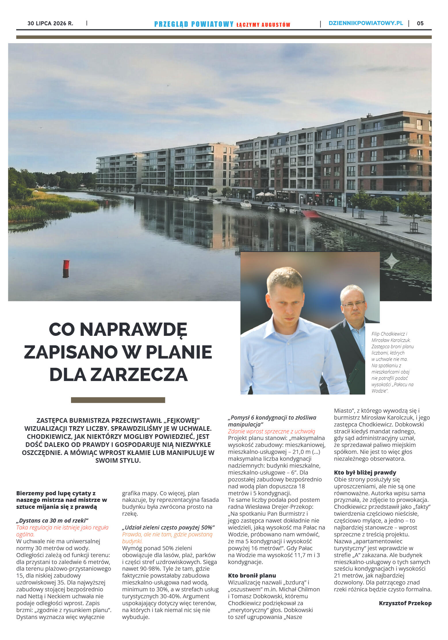 Miesięcznik Przegląd Powiatowy nr 7 z dnia 30 czer - strona 5