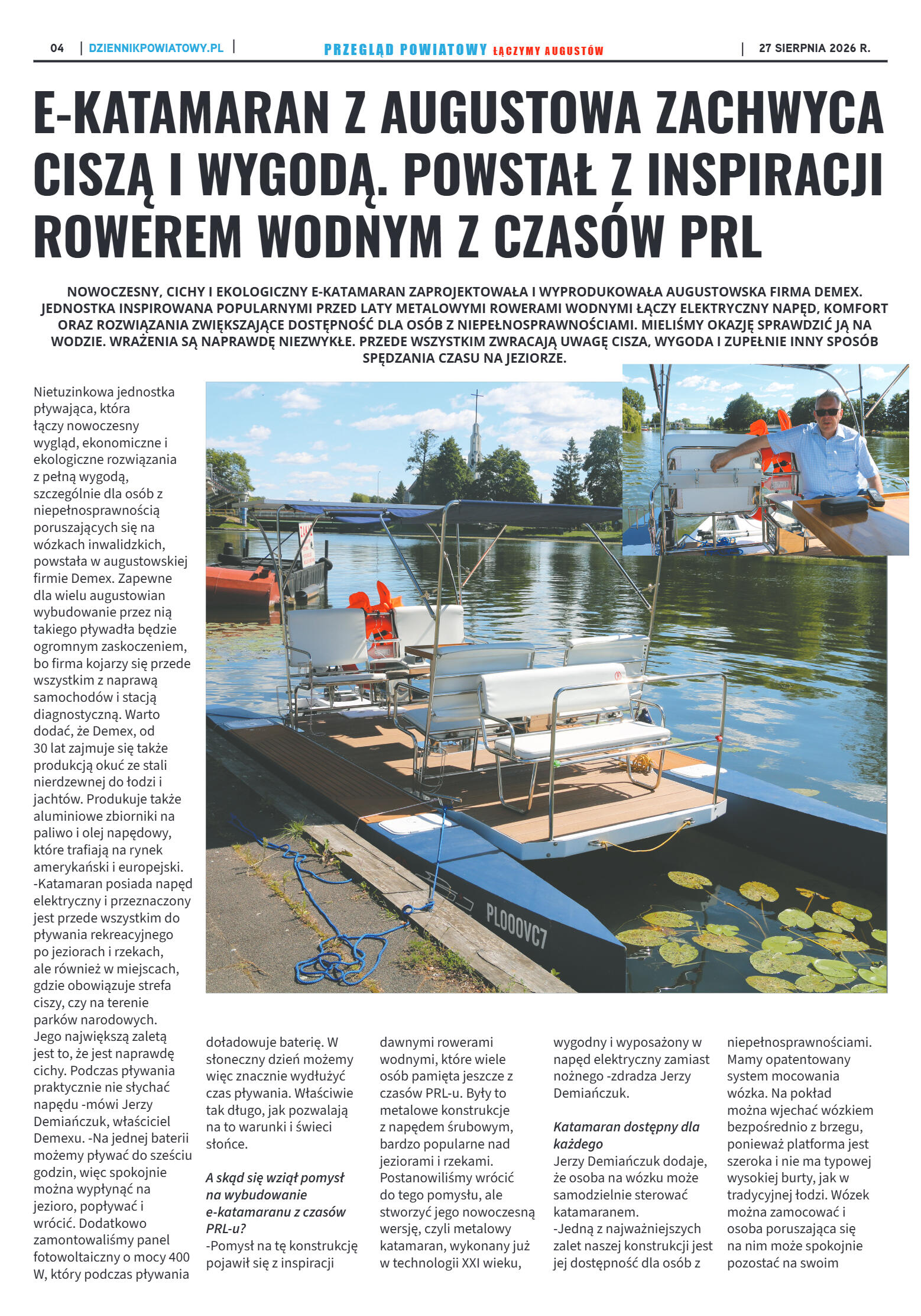 Miesięcznik Przegląd Powiatowy nr 8 z dnia 27 sier - strona 4