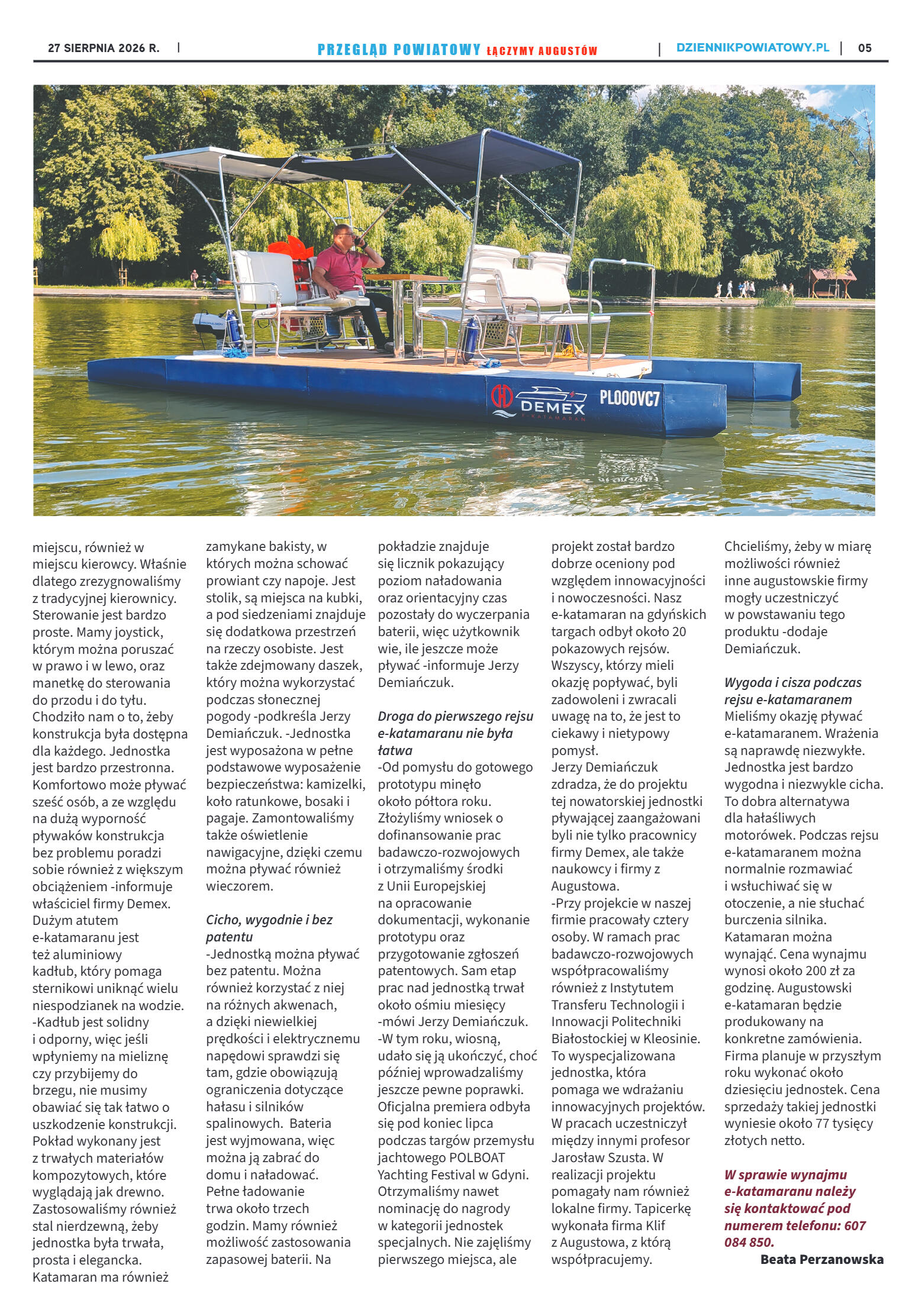 Miesięcznik Przegląd Powiatowy nr 8 z dnia 27 sier - strona 5