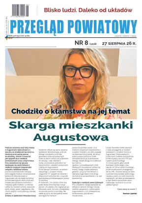 Miesięcznik Przegląd Powiatowy nr 8 z dnia 27 sier - strona 1