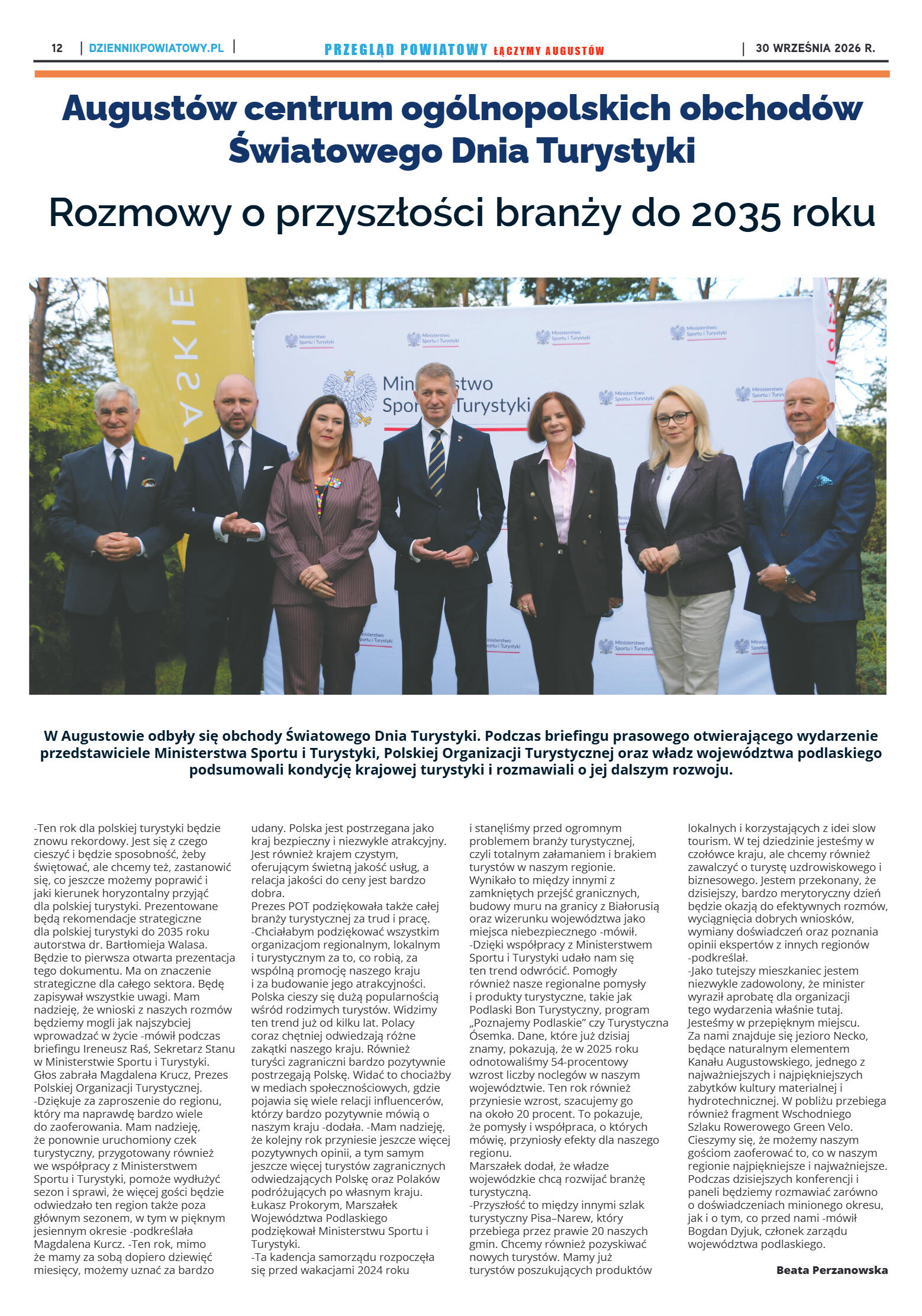 Miesięcznik Przegląd Powiatowy nr 9 z dnia 30 wrze - strona 12