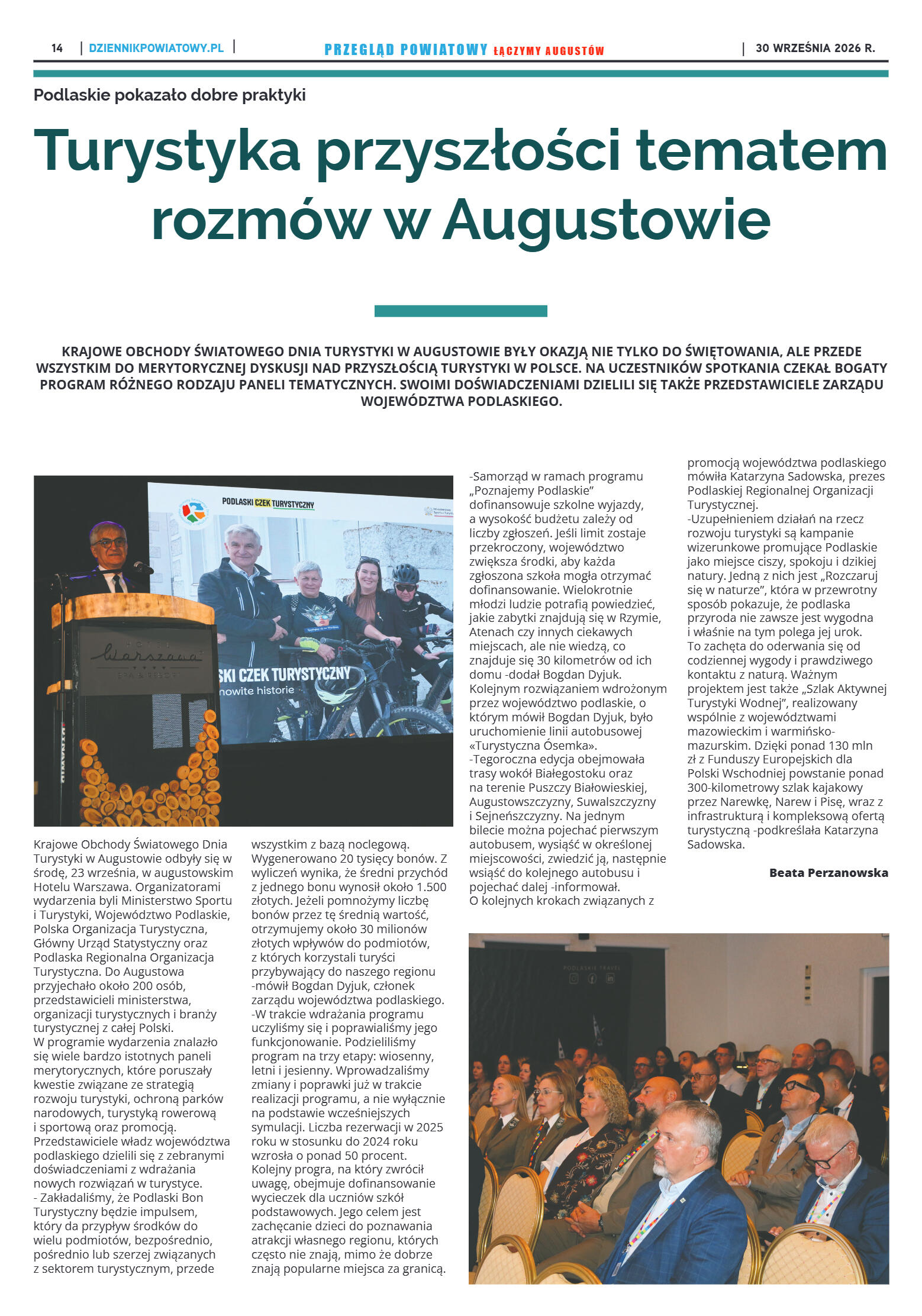 Miesięcznik Przegląd Powiatowy nr 9 z dnia 30 wrze - strona 14