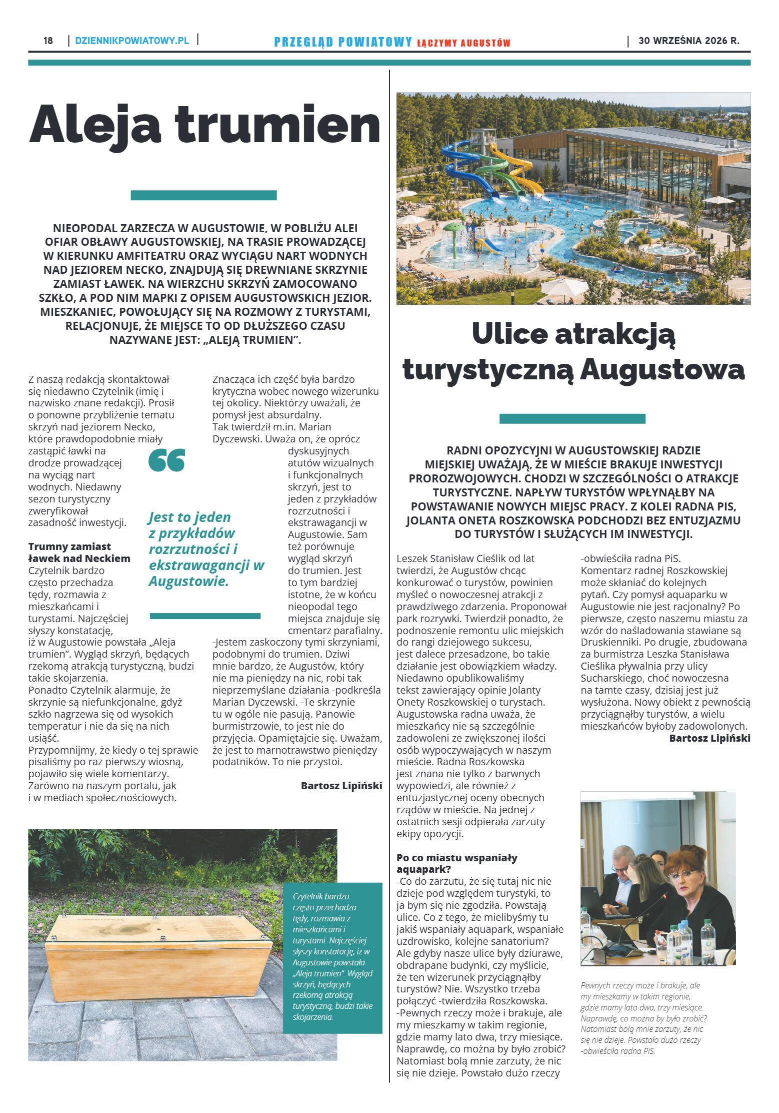 Miesięcznik Przegląd Powiatowy nr 9 z dnia 30 wrze - strona 18