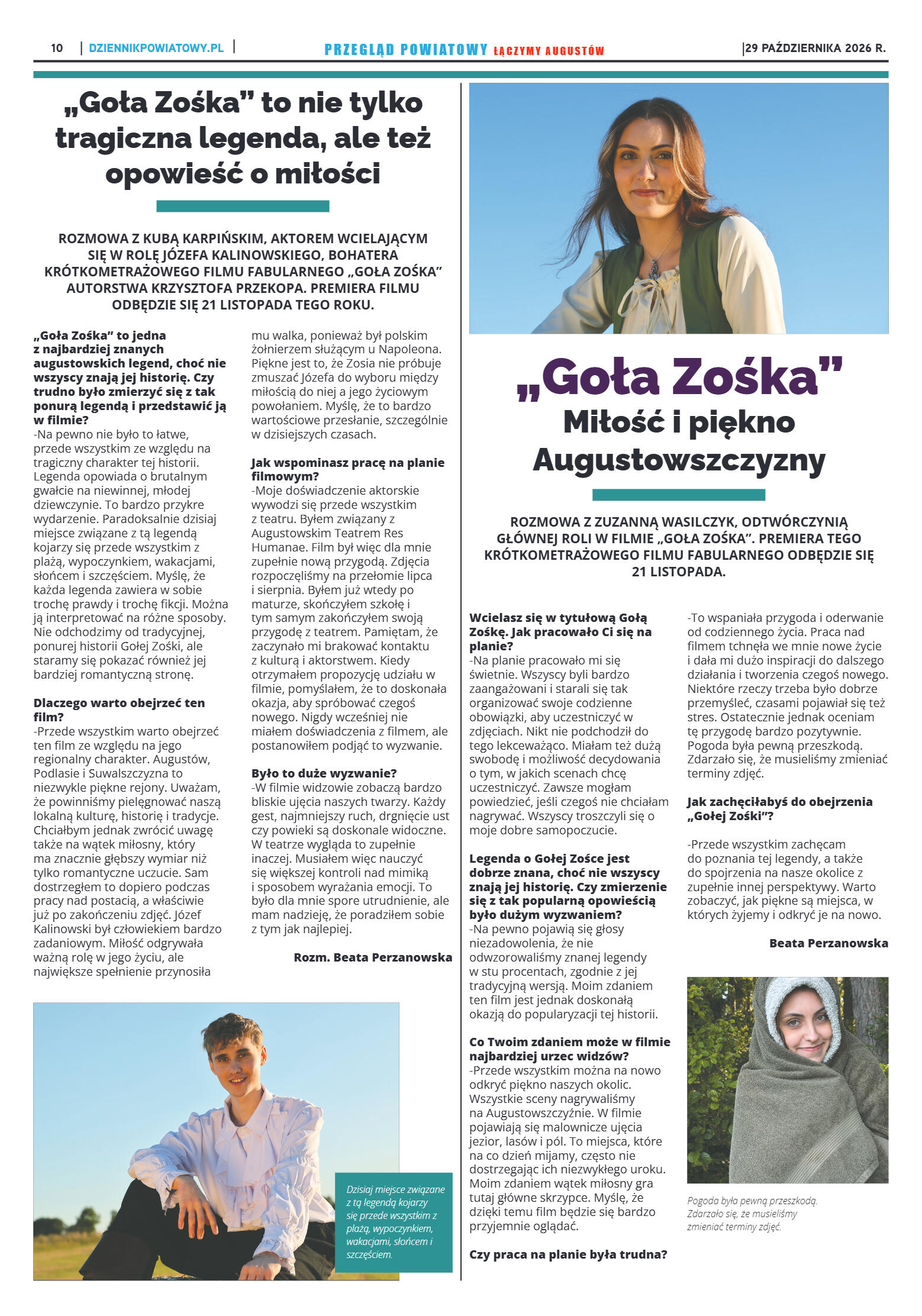 Miesięcznik Przegląd Powiatowy nr 10 z dnia 29 paź - strona 10