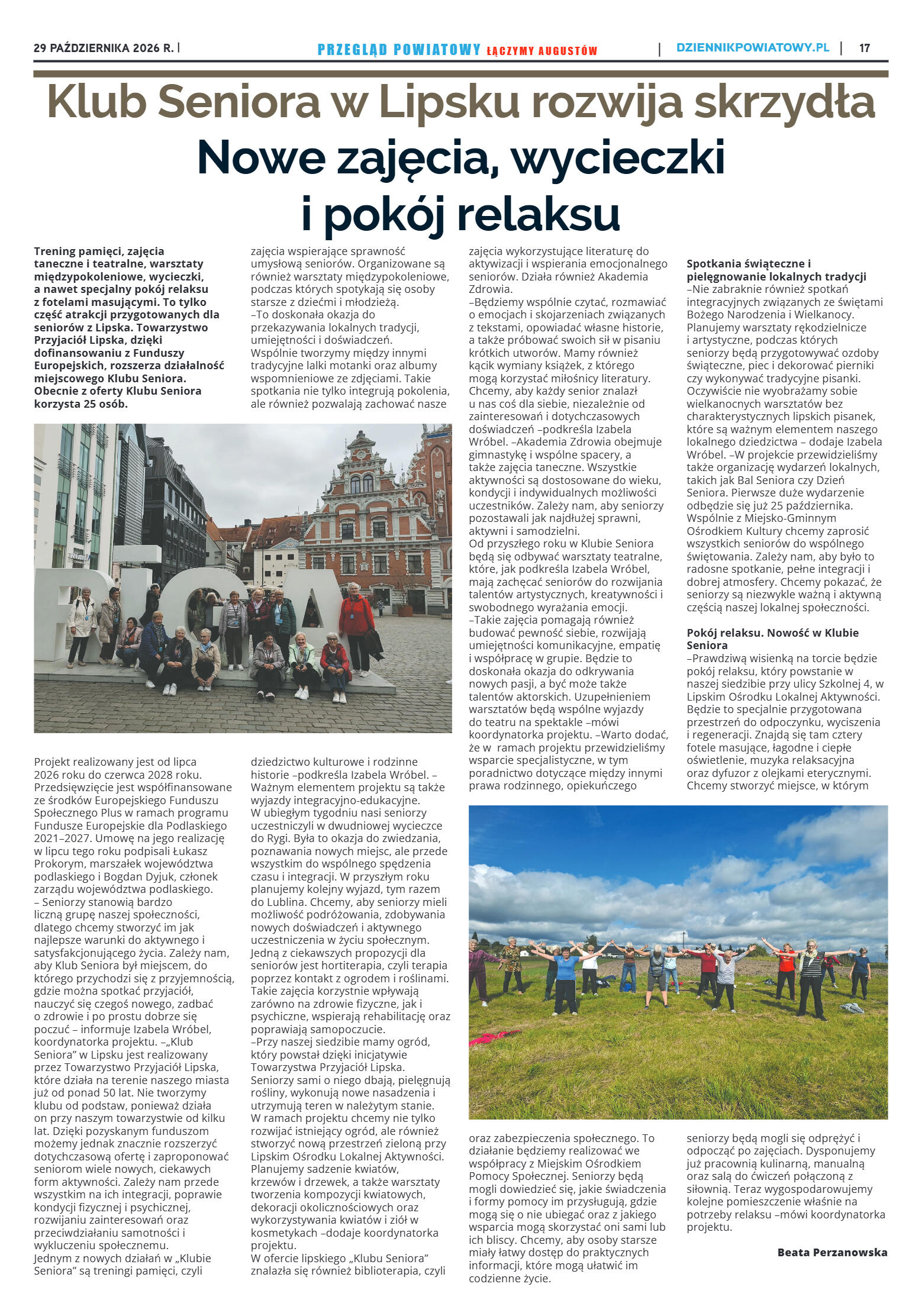 Miesięcznik Przegląd Powiatowy nr 10 z dnia 29 paź - strona 17