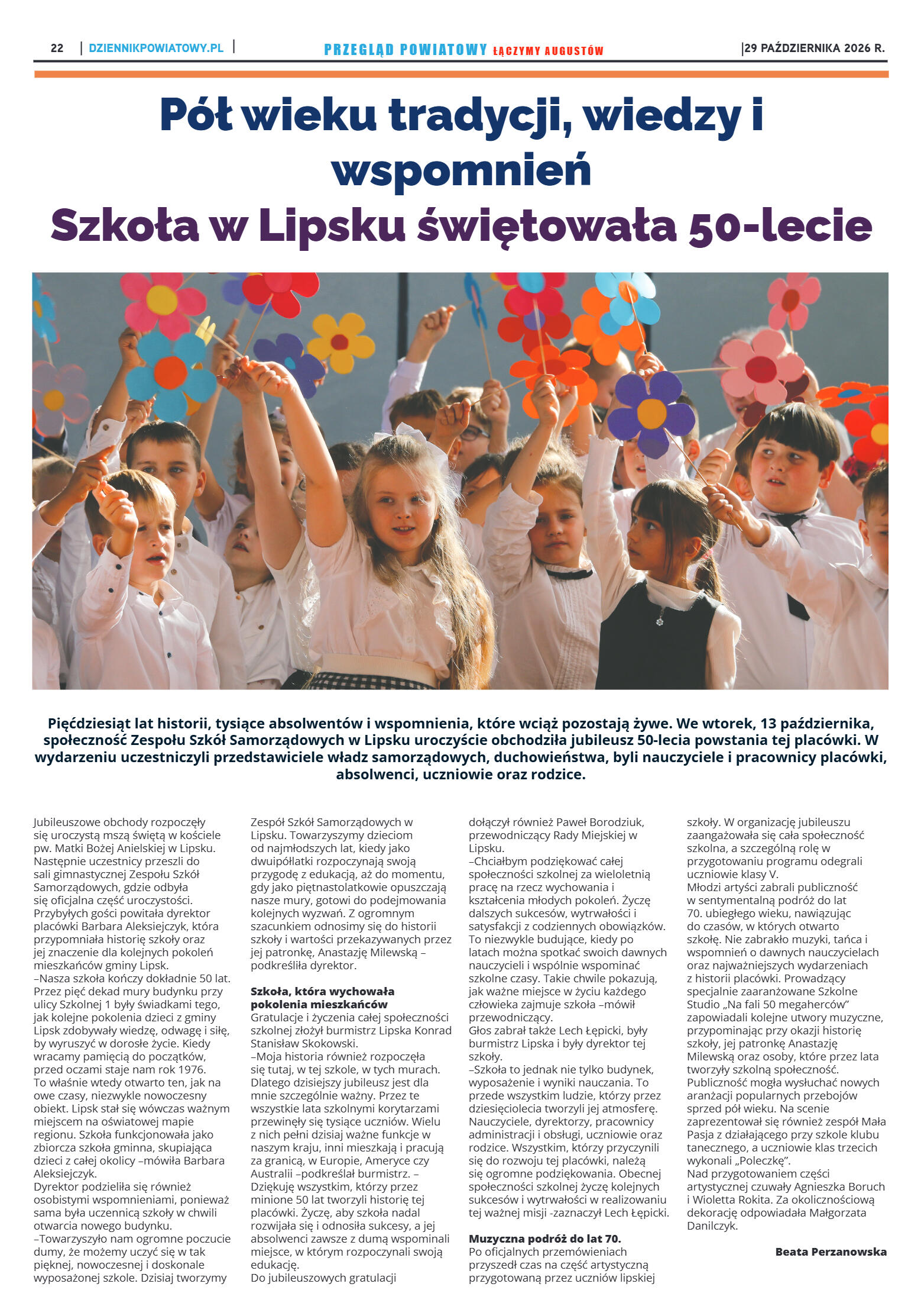 Miesięcznik Przegląd Powiatowy nr 10 z dnia 29 paź - strona 22