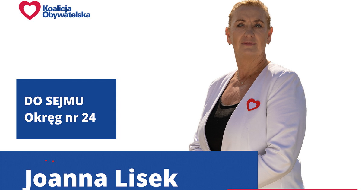 Joanna Lisek Kandydatka Do Sejmu Z List Ko Zaprasza Na Marsz Miliona Serc